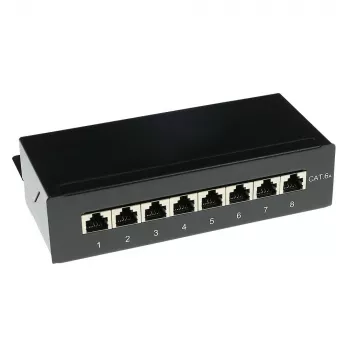 ACT FA7001 caixa de montagem saliente blindada 8 portas CAT6A