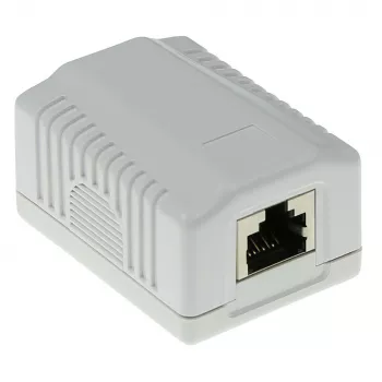 Caixa de Blindagem de Sobrepor ACT FA7005 — 1 Porta, Cat6A