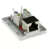 Caixa de Blindagem de Sobrepor ACT FA7005 — 1 Porta, Cat6A