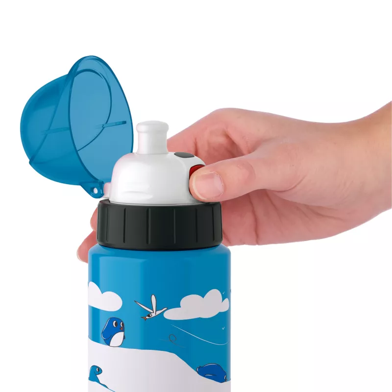 Garrafa de água EMSA DRINK2GO 518359 uso diário 400 ml aço inoxidável azul