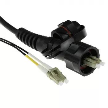 Cabo de fibra ótica InfiniBand ACT RL7120 20 m 2x LC 2x LC ODVA preto