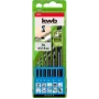 Conjunto de brocas KWB 258806 6 peças rotação à direita