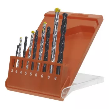 Conjunto de brocas KWB 420400 9 peças para plástico madeira metal