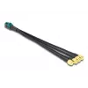 Cabo coaxial DeLOCK 90142 0,2 m Mini FAKRA Z 4 x SMA preto