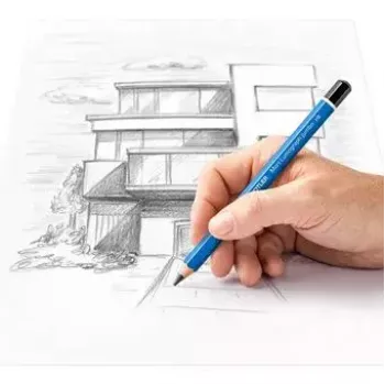 Lápis Staedtler Mars Lumograph Jumbo Multi 5 unid.