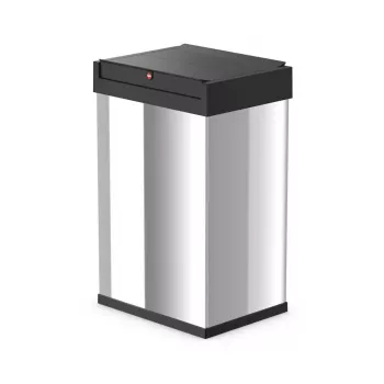 Balde de lixo retangular com tampa basculante L Hailo Big-Box