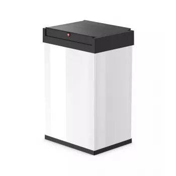 Hailo Big-Box Swing L Balde de lixo retangular em aço branco