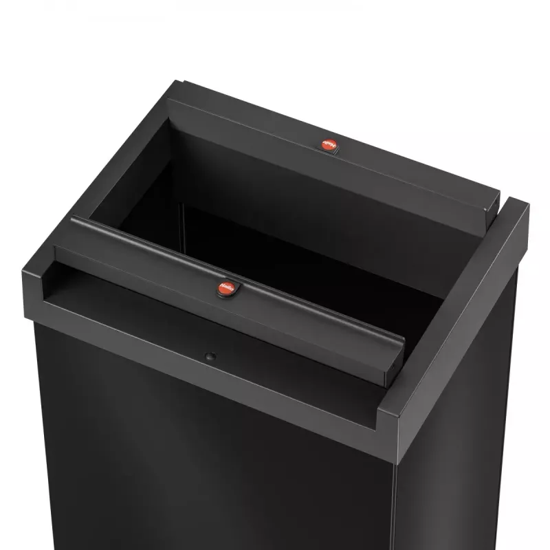 Balde de lixo retangular em aço Hailo Big-Box Swing L