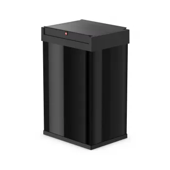 Balde de lixo retangular em aço Hailo Big-Box Swing L