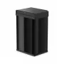 Balde de lixo retangular em aço Hailo Big-Box Swing L