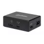 Dock multifunções de vídeo inteligente Manhattan, ligações (x5): HDMI, USB-A (x2), USB-C (x2), com Power Delivery na ligação USB-C, alimentação interna, ultrakompakt, cabo de alimentação removível, preto, três anos de garantia, caixa de retalho