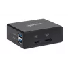Dock multifunções de vídeo inteligente Manhattan, ligações (x5): HDMI, USB-A (x2), USB-C (x2), com Power Delivery na ligação USB-C, alimentação interna, ultrakompakt, cabo de alimentação removível, preto, três anos de garantia, caixa de retalho