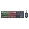 Trust GXT 838 Azor Teclado e rato Gaming USB alemão preto