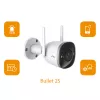 Imou Bullet 2S, câmara de videovigilância IP, interior, com fios e sem fios, exterior, CE, FCC, teto/parede