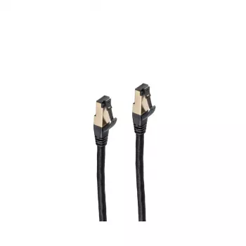 Cabo de rede ShiverPeaks BS20-60065 preto 7,5 m Cat6a S/FTP