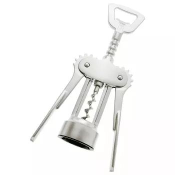 Saca-rolhas de asas Westmark Fino prateado aço zincado 203 mm