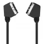 Cabo SCART HAMA Classic Line 1,25 m, preto — cabo de ligação áudio/vídeo