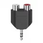 Splitter de áudio Hama 00305039 preto