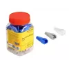 DeLOCK alívio de tração para fichas RJ45 cortável, conjunto de 50 unidades coloridas