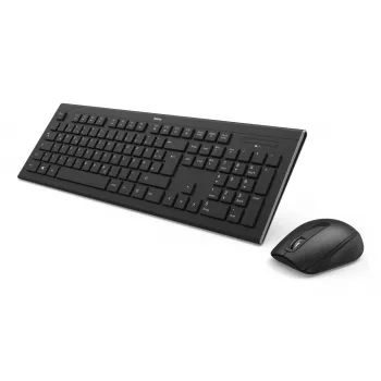 Hama Cortino teclado com rato incluído home/office RF sem fios QWERTY ucraniano preto