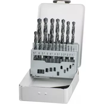 Conjunto de brocas KWB 421944 19 peças 1,0 - 10 mm brocas helicoidais