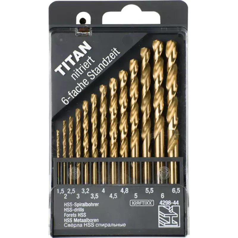 Conjunto de brocas KWB 429844 13 peças tamanhos 1,5-6,5
