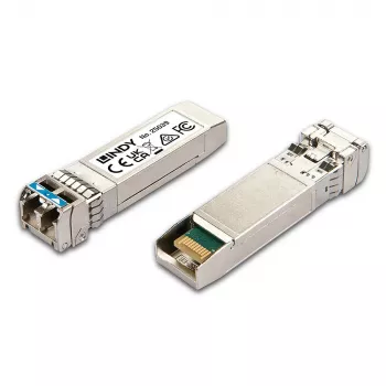 Lindy 10GBase-LR/LW Módulo SFP+ LC - monomodo, fibra ótica, 10000 Mbit/s, SFP+, LC, LR, LW, 10000 m