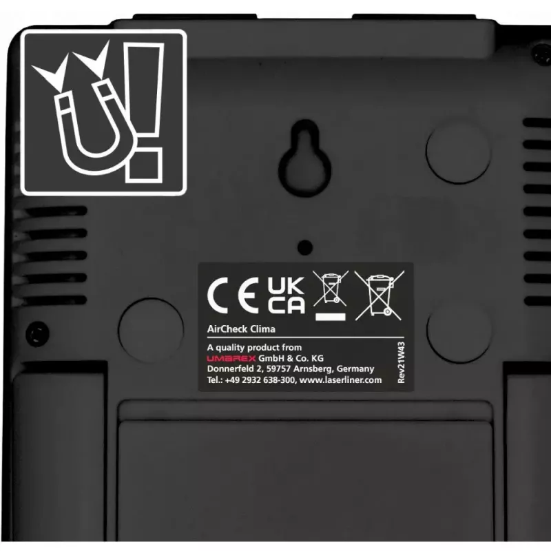 Higrómetro eletrónico Laserliner AirCheck Clima Preto Digital 1 unidade