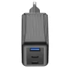 Cellularline Multipower Micro Carregador rápido ultracompacto de 65W com 3 ligações
