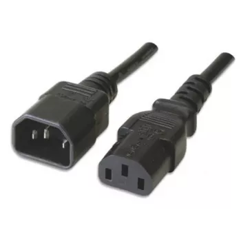Manhattan Cabo de extensão de alimentação ficha IEC para conector fêmea IEC, 3 m (301312)