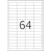 Etiquetas de correção / cobertura HERMA A4 48,3x16,9 mm 1600 unidades