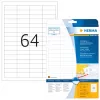Etiquetas de correção / cobertura HERMA A4 48,3x16,9 mm 1600 unidades