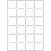 Etiquetas multiusos HERMA 24x24 mm branco papel mate 768 unid.