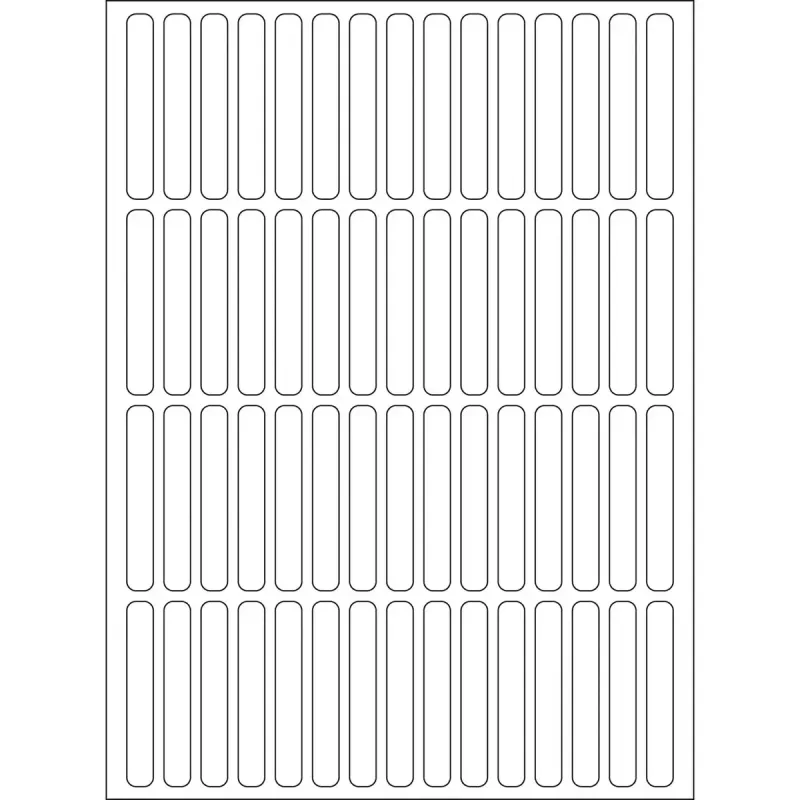 Etiquetas multiusos HERMA 5x35 mm branco papel mate 1920 unid.