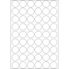 Etiquetas multiusos HERMA 1728 unid. redondas branco papel