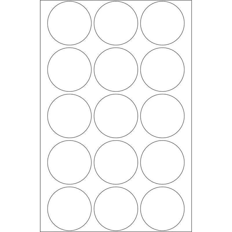 Etiquetas multiusos HERMA 480 unid. Ø 32 mm redondas papel branco