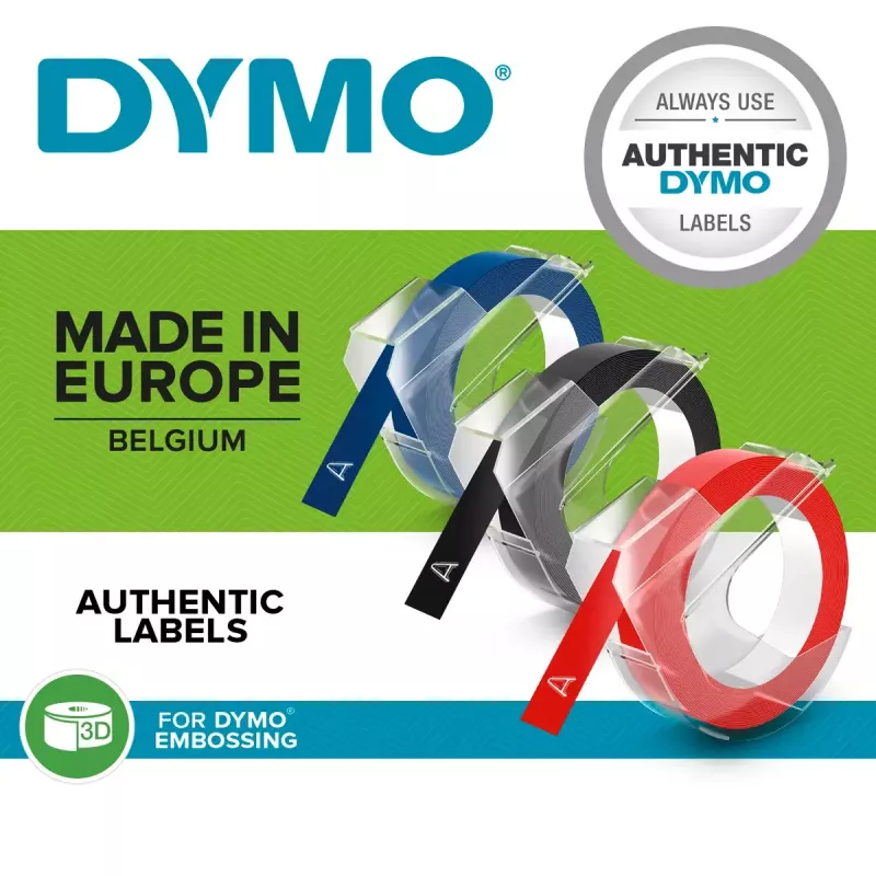 DYMO 3D fitas de etiquetas fita de identificação
