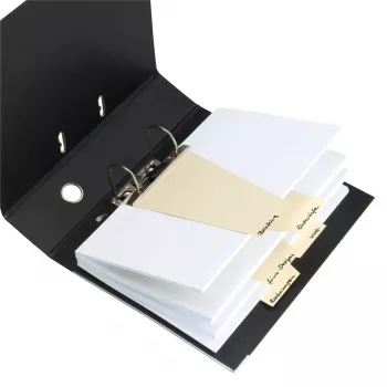 Separador Herlitz 10838225 cartão verde 100 unid.