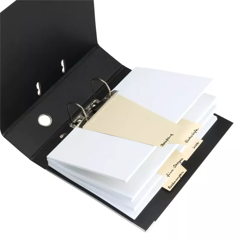 Separador Herlitz 10838225 cartão verde 100 unid.