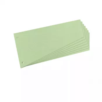 Separador Herlitz 10838225 cartão verde 100 unid.