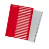 Registo de abas Herlitz 10901718 cinzento
