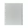 Registo de abas Herlitz 10901718 cinzento