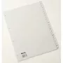 Separadores Rexel PP, cinzento, alfabético, separador alfabético, polipropileno (PP), cinzento, A4, 226 mm, 297 mm