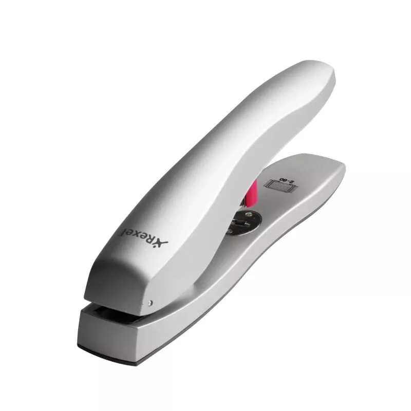 Rexel Odyssey 2100048 agrafador de alta resistência, 60 folhas, 30% menos esforço, prateado