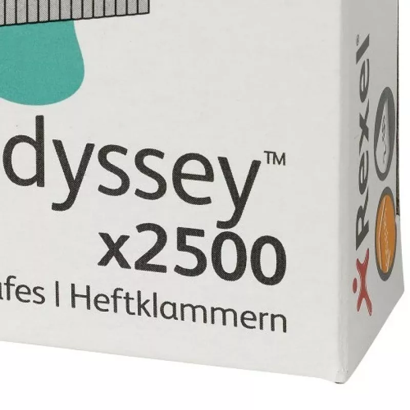 Rexel Odyssey 2100050 agrafos, aço galvanizado, 2500 unid.