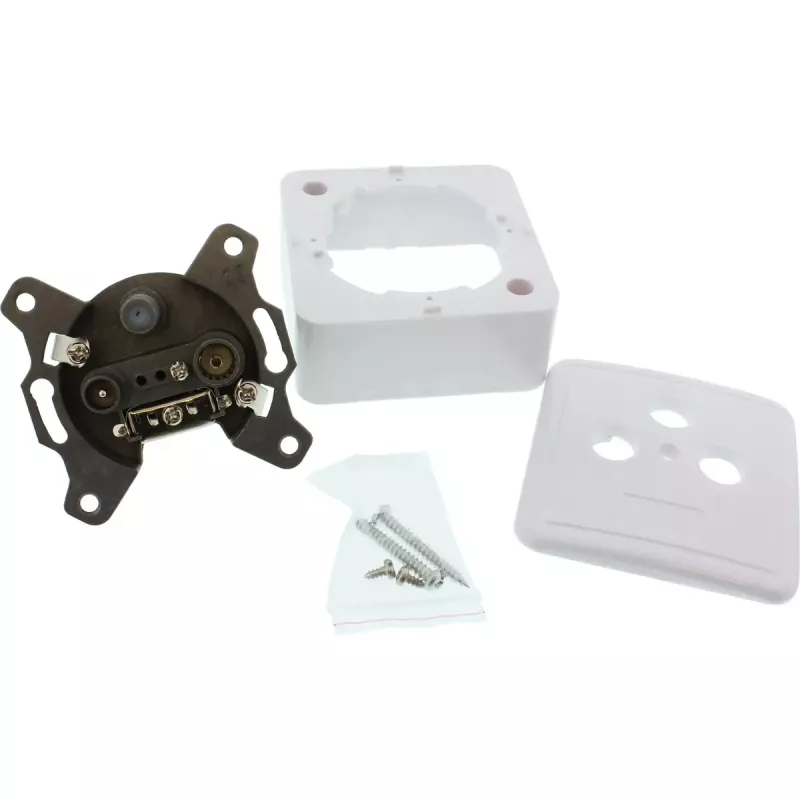 Tomada de antena blindada AP/UP conjunto InLine 69983