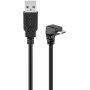 Cabo USB 2.0 Hi-Speed Goobay 95343 90° preto 1,8 m