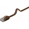 Cabo de rede Goobay 95890 castanho 1 m Cat6 U/UTP