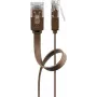 Cabo de rede Goobay 95890 castanho 1 m Cat6 U/UTP