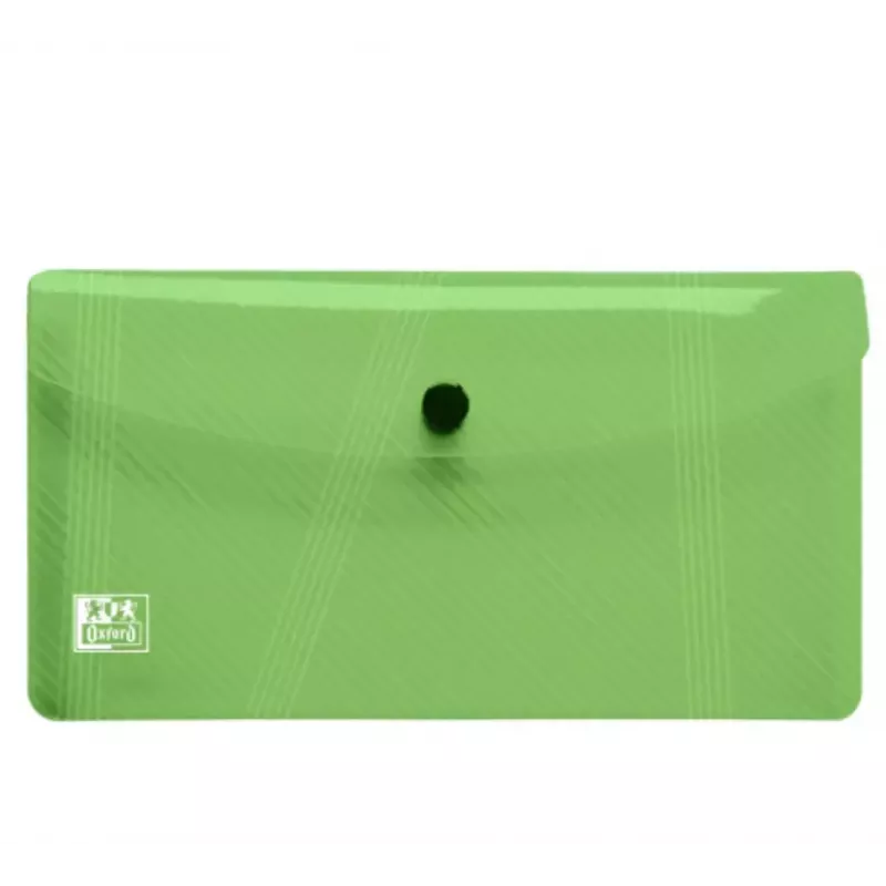 Pasta de envelopes Oxford 400031413 polipropileno (PP) azul verde cinzento rosa roxo transparente DL